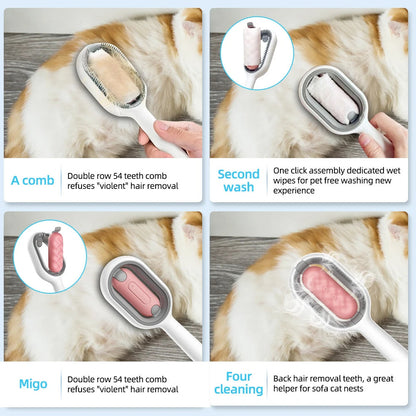 4 In-1 Pet Grooming Brush