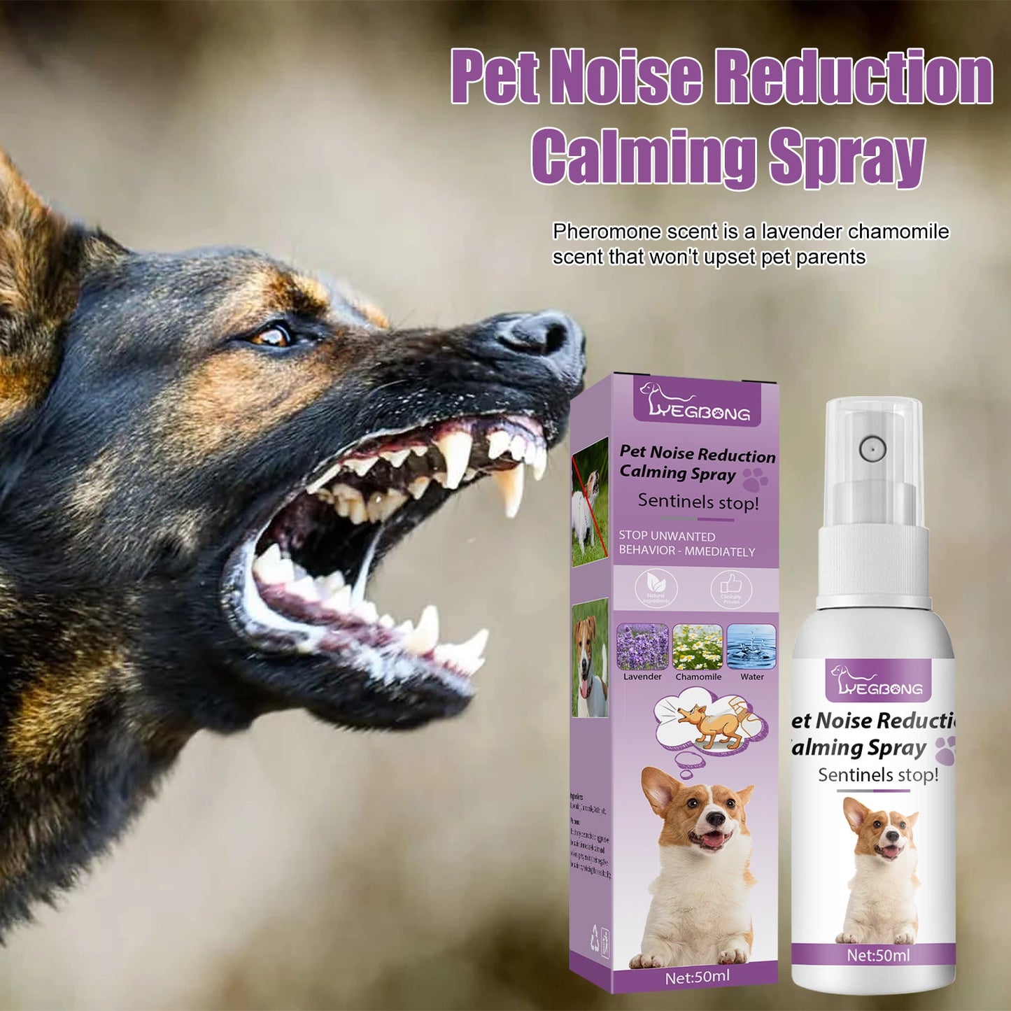 Pet Noise Reduction Calm Mood Spray