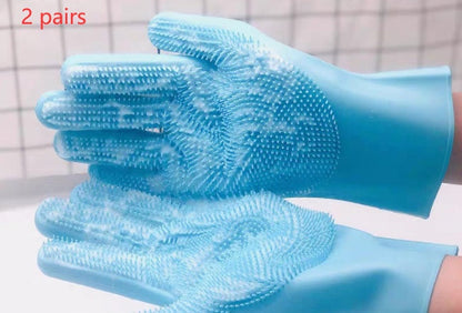 Silicone Pet Grooming Gloves