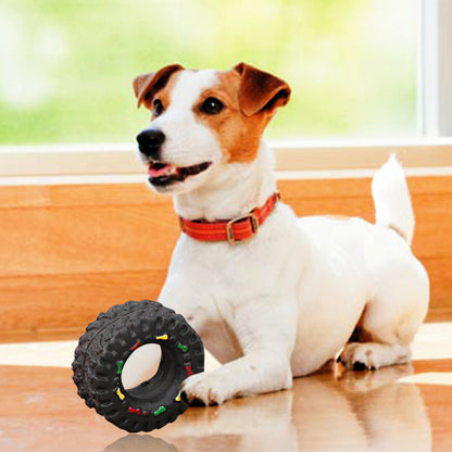 Small Tire Pet Vocalizations Glue Toys