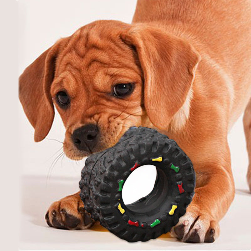 Small Tire Pet Vocalizations Glue Toys